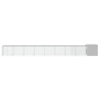 Chicken Cage Grey 900x91x100 cm Galvanised Steel Kings Warehouse 