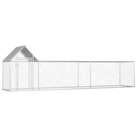 Chicken Coop 5x1x1.5 m Galvanised Steel Kings Warehouse 