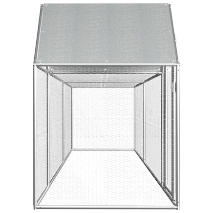 Chicken Coop 5x1x1.5 m Galvanised Steel Kings Warehouse 