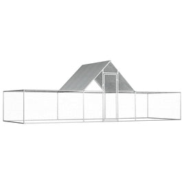 Chicken Coop 6x2x2 m Galvanised Steel Kings Warehouse 