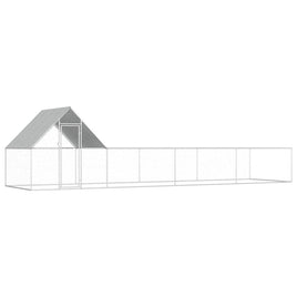 Chicken Coop 8x2x2 m Galvanised Steel Kings Warehouse 