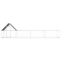 Chicken Coop 8x2x2 m Galvanised Steel Kings Warehouse 