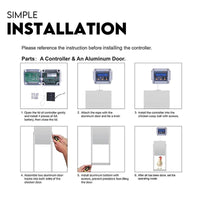 Chicken Coop Door with Digital LCD Screen to manage Timer and Sensor Pet Care Kings Warehouse 