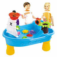 Children's Pirate Theme Ship Sand & Water Table for Creative Play Home & Garden Kings Warehouse 