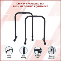Chin Dip Parallel Bar Push Up Dipping Equipment Sports & Fitness Kings Warehouse 