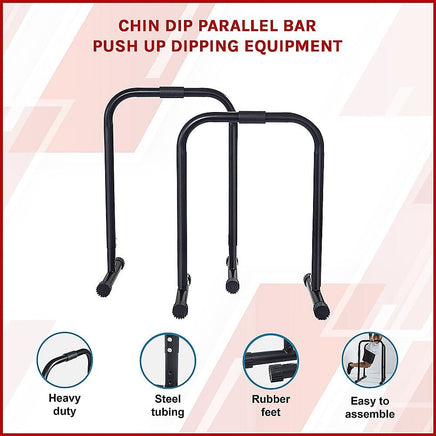 Chin Dip Parallel Bar Push Up Dipping Equipment Sports & Fitness Kings Warehouse 