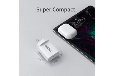 CHOETECH Q5004CL PD20W USB-C iPhone Fast Charger with MFi Certified USB-C Cable Kings Warehouse 