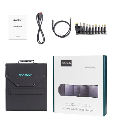 CHOETECH SC009 100W Foldable Solar Charger Kings Warehouse 