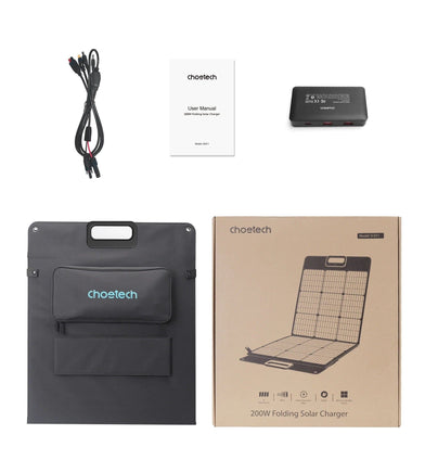 CHOETECH SC011 200W Foldable Solar Charger Kings Warehouse 
