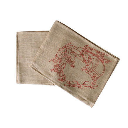 Christmas Jute Woven Taupe Table Runner 33 x 180cm Sleigh Home & Garden Kings Warehouse 