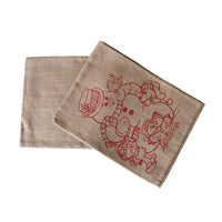 Christmas Jute Woven Taupe Table Runner 33 x 180cm Snowman Home & Garden Kings Warehouse 