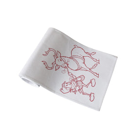 Christmas Print White Table Runner 33 x 180cm Elf Home & Garden Kings Warehouse 