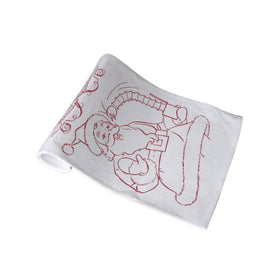 Christmas Print White Table Runner 33 x 180cm Santa Home & Garden Kings Warehouse 