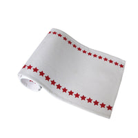 Christmas Print White Table Runner 33 x 180cm Stars Home & Garden Kings Warehouse 