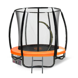 Classic 6ft Outdoor Round Orange Trampoline Safety Enclosure Kings Warehouse 