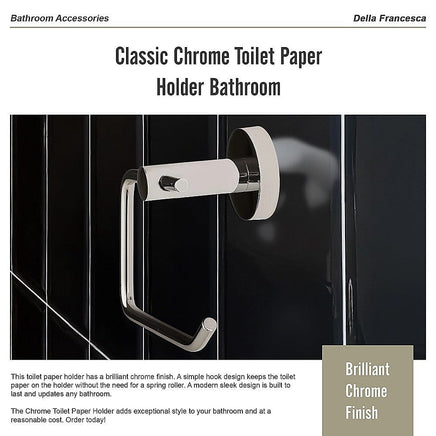 Classic Chrome Toilet Paper Holder Bathroom Home & Garden Kings Warehouse 
