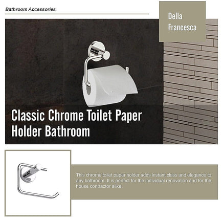 Classic Chrome Toilet Paper Holder Bathroom Home & Garden Kings Warehouse 