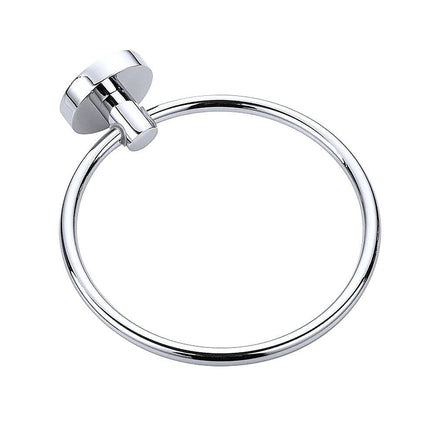 Classic Chrome Towel Bar Rail Ring Bathroom Home & Garden Kings Warehouse 