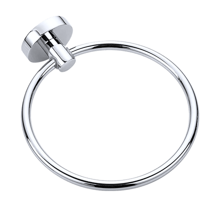 Classic Chrome Towel Bar Rail Ring Bathroom Home & Garden Kings Warehouse 