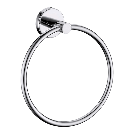Classic Chrome Towel Bar Rail Ring Bathroom Home & Garden Kings Warehouse 