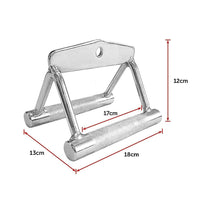 Close Grip Seated Row Handle Bar Triangle Cable Attachment Sports & Fitness Kings Warehouse 