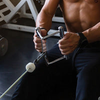 Close Grip Seated Row Handle Bar Triangle Cable Attachment Sports & Fitness Kings Warehouse 