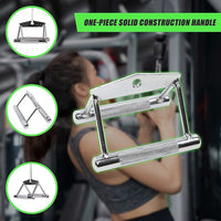 Close Grip Seated Row Handle – Triangle Cable Attachment Bar for Gym Machines Sports & Fitness Kings Warehouse 