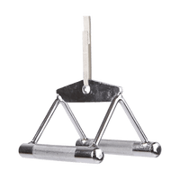 Close Grip Seated Row Handle – Triangle Cable Attachment Bar for Gym Machines Sports & Fitness Kings Warehouse 
