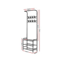 Clothes Rack Airer Coat Stand 179cm Hanger Rail Closet Home & Garden Kings Warehouse 