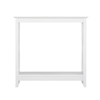 Coastal Console Table in White Furniture Kings Warehouse 