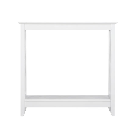 Coastal Console Table in White Furniture Kings Warehouse 