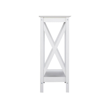 Coastal Console Table in White Furniture Kings Warehouse 