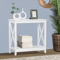 Coastal Console Table in White Kings Warehouse 