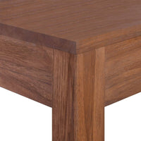 Coffee Table 110x60x40 cm Solid Teak Wood Kings Warehouse 