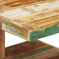 Coffee Table 45x45x40 cm Solid Wood Reclaimed Kings Warehouse 