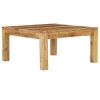 Coffee Table 80x80x40 cm Solid Mango Wood Kings Warehouse 