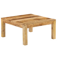 Coffee Table 80x80x40 cm Solid Mango Wood Kings Warehouse 