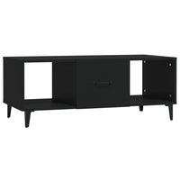 Coffee Table Black 102x50x40 cm Engineered Wood living room Kings Warehouse 