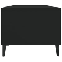 Coffee Table Black 102x50x40 cm Engineered Wood living room Kings Warehouse 