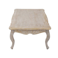 Coffee Table Oak Wood Plywood Veneer White Washed Finish Furniture Kings Warehouse 