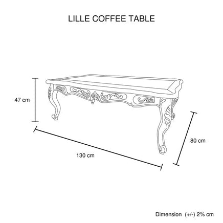 Coffee Table Oak Wood Plywood Veneer White Washed Finish Furniture Kings Warehouse 