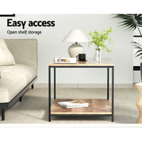 Coffee Table Rectangular 93CM Walnut Olin Furniture Kings Warehouse 