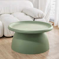 Coffee Table Round 71CM Plastic Green Furniture Kings Warehouse 