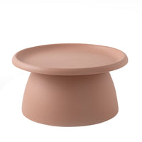 Coffee Table Round 71CM Plastic Pink Furniture Kings Warehouse 