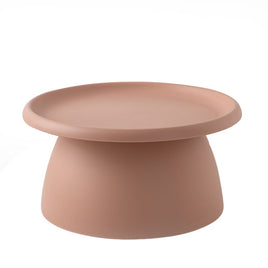 Coffee Table Round 71CM Plastic Pink Furniture Kings Warehouse 