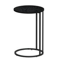 Coffee Table Side Table Round Black Martha Furniture Kings Warehouse 