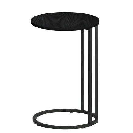 Coffee Table Side Table Round Black Martha Furniture Kings Warehouse 