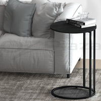 Coffee Table Side Table Round Black Martha Furniture Kings Warehouse 