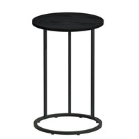 Coffee Table Side Table Round Black Martha Furniture Kings Warehouse 