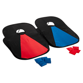 Collapsible Portable Corn Hole Boards With 8 Cornhole Bean Bags, Carry Case Kings Warehouse 